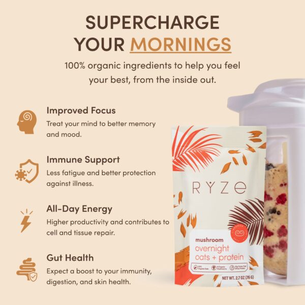 Mushroom Overnight Oats (14 Servings) - Image 3